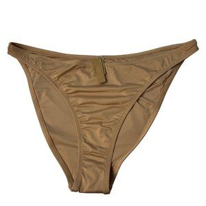 SKIMS Swim Cheeky Tanga Bottoms Ochre Womens 3X